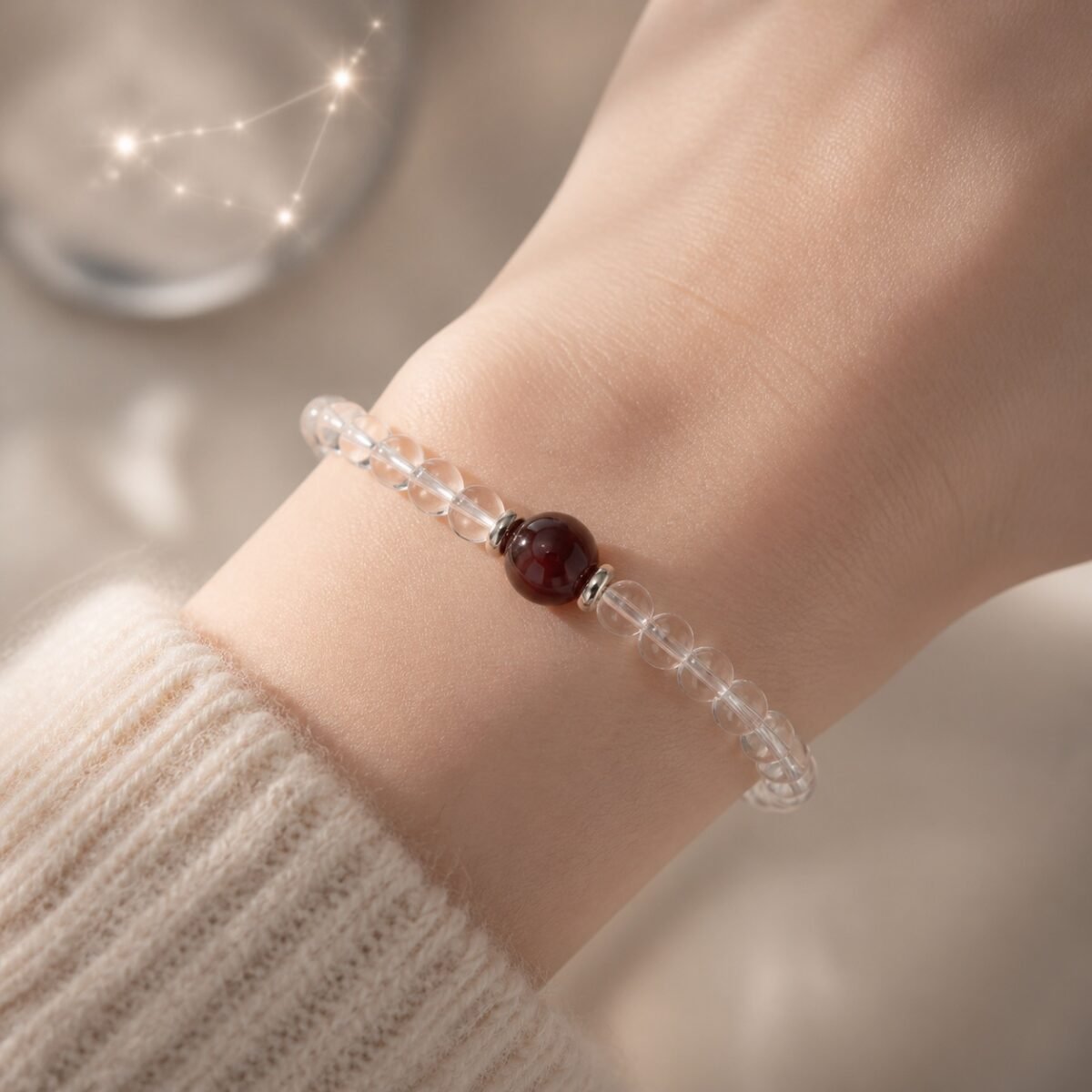 Capricorn Celestial Birthstone Crystal Bracelet