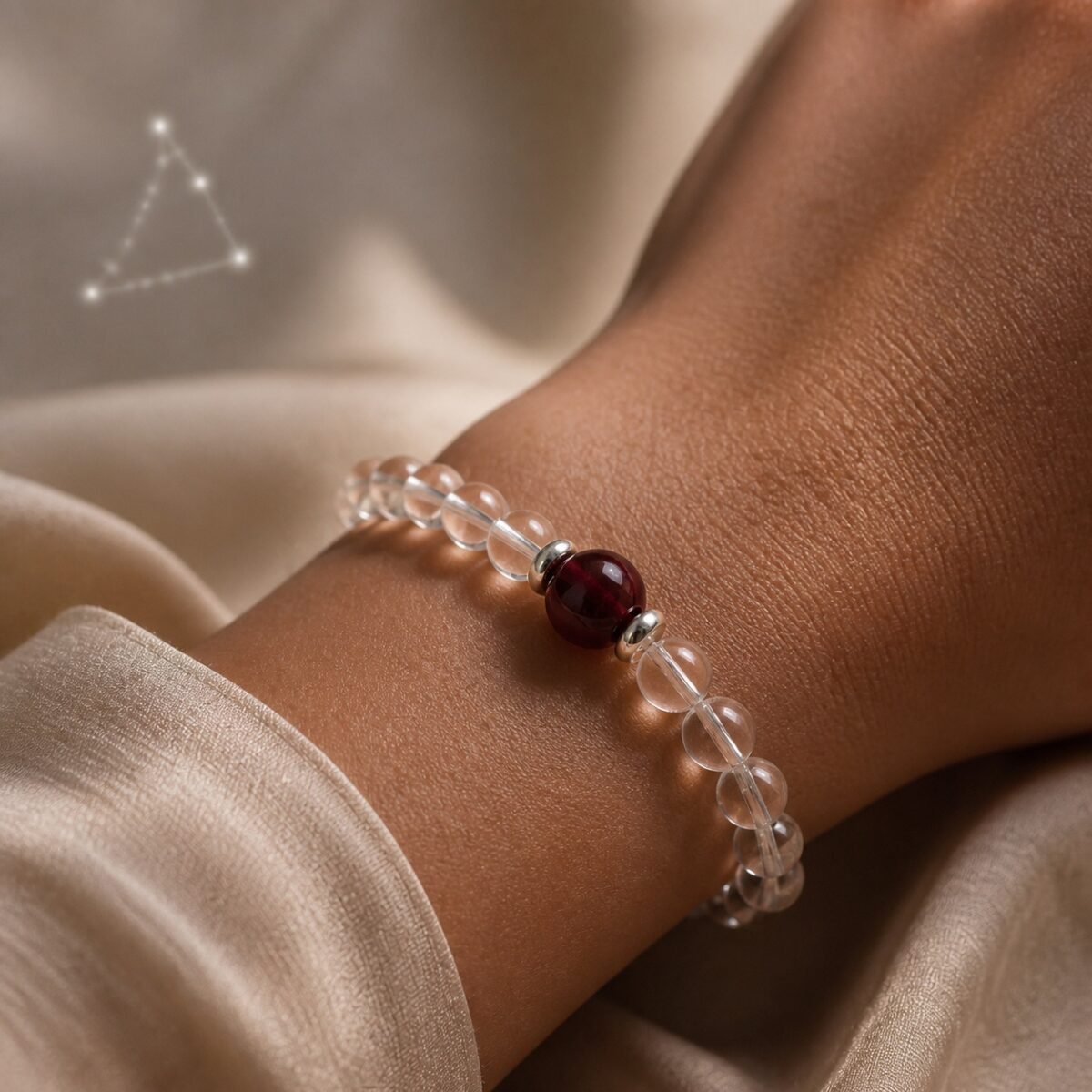 Capricorn Celestial Birthstone Crystal Bracelet