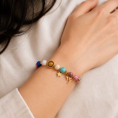 Capricorn Rose Zodiac Totem Bracelet