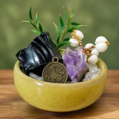 Capricorn Crystal Micro-Landscape Desk Decor