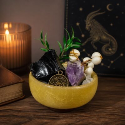 Capricorn Crystal Micro-Landscape Desk Decor