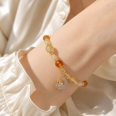 citrine-rutilated-quartz-moon-princess-bracelet-04-white-wrist Citrine Rutilated Quartz Moon Princess Bracelet