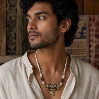 Classic Dzi & Charm Necklace