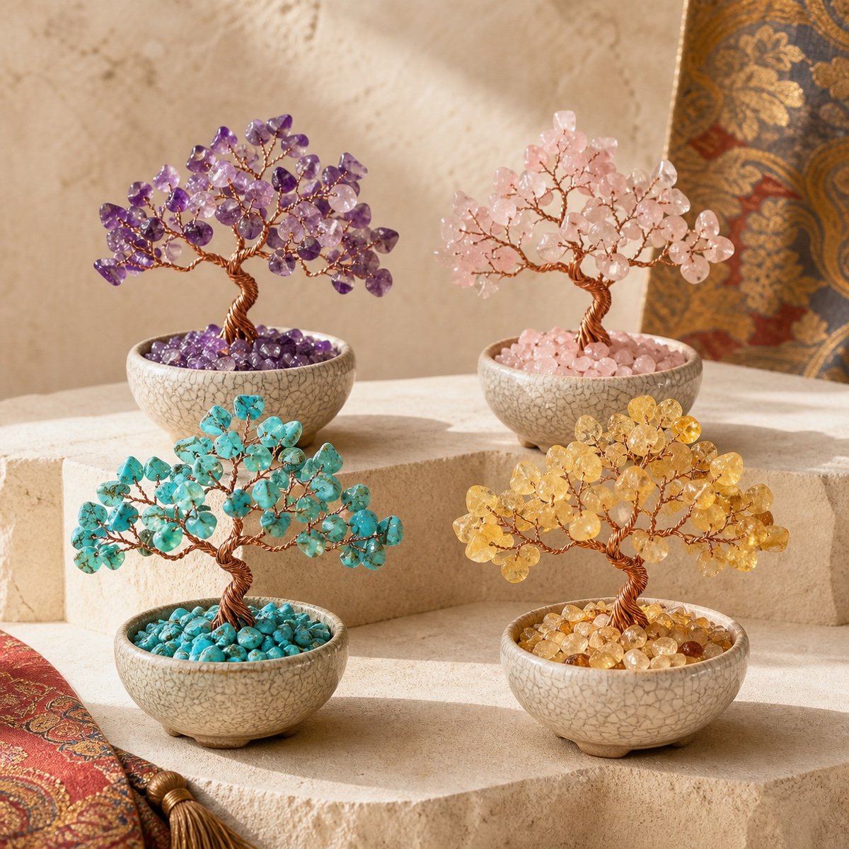 Crystal Harmony Bonsai Tree
