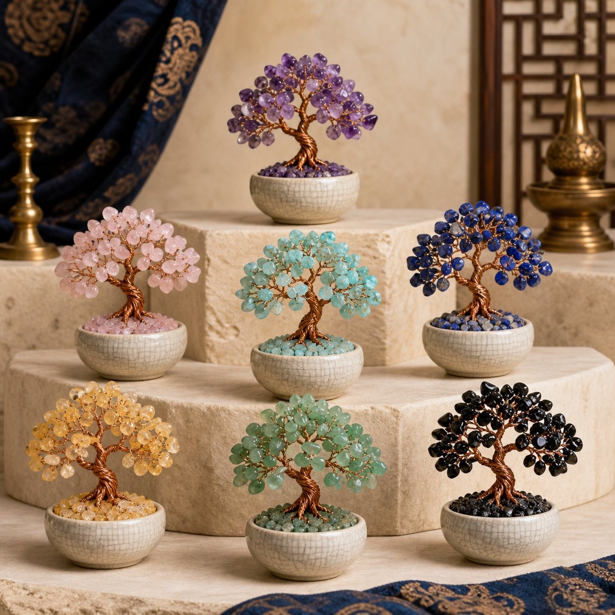 Crystal Harmony Bonsai Tree