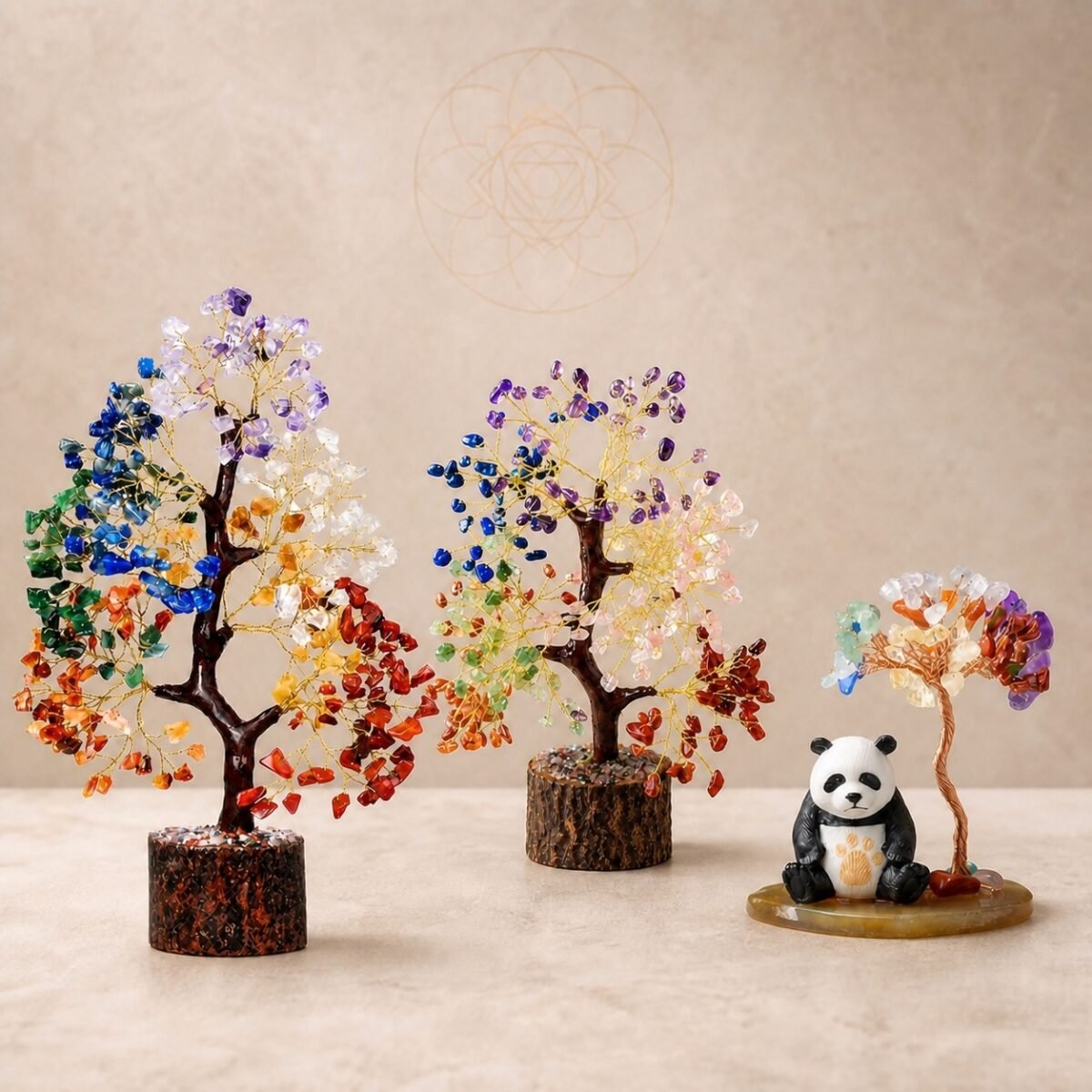 Seven Chakra Crystal Intention Tree