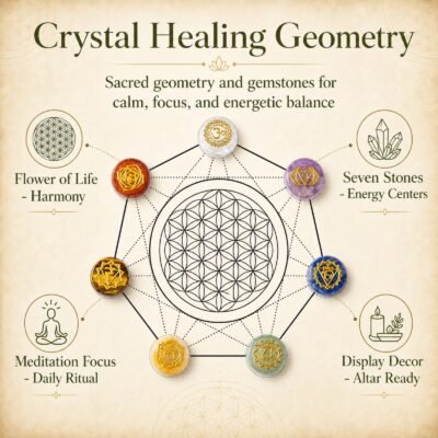 Crystal Healing Sacred Geometry Frame