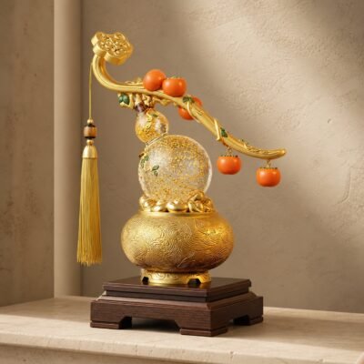 Crystal Treasure Gourd Prosperity Display
