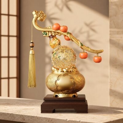 Crystal Treasure Gourd Prosperity Display