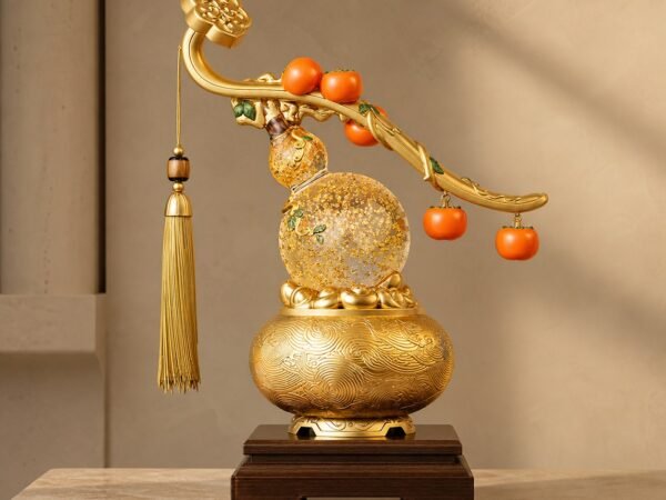 Crystal Treasure Gourd Prosperity Display