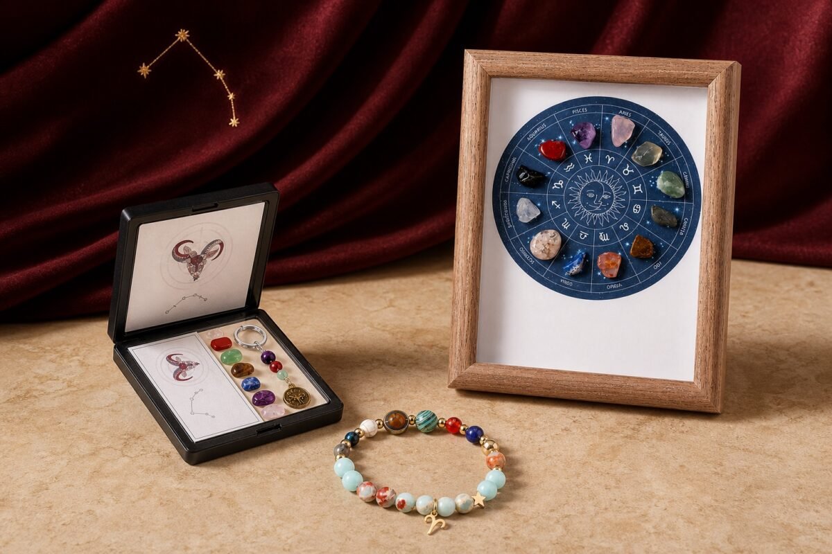 custom-zodiac-crystal-ritual-set-05-aries-keychain-wheel Custom Zodiac Crystal Ritual Set
