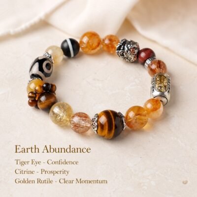 earth-abundance-vajra-multi-gemstone-bracelet-02-meaning Golden Ground Vajra Abundance Bracelet