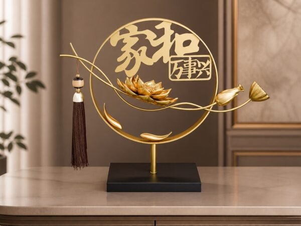 Family Harmony Lotus Feng Shui Display