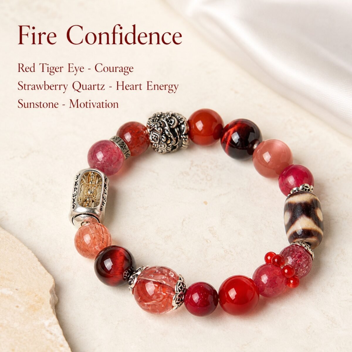 Inner Fire Vajra Confidence Bracelet