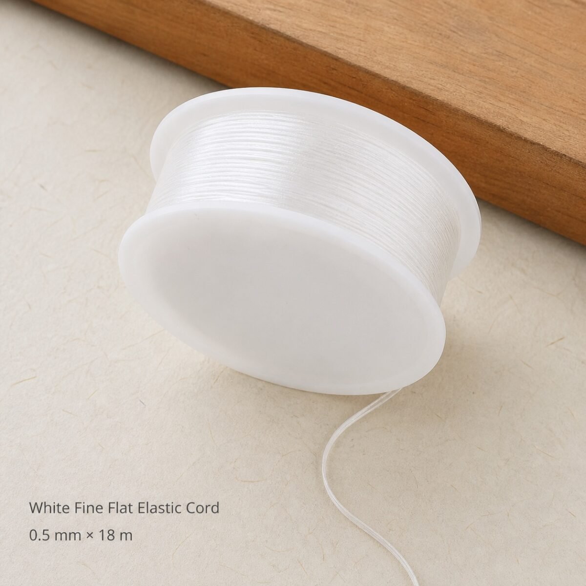 Flat Elastic Cord for DIY Mala Making