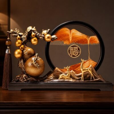 Fortune Landscape Gourd Display