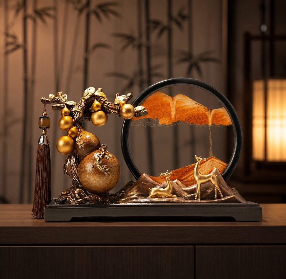 Fortune Landscape Gourd Display