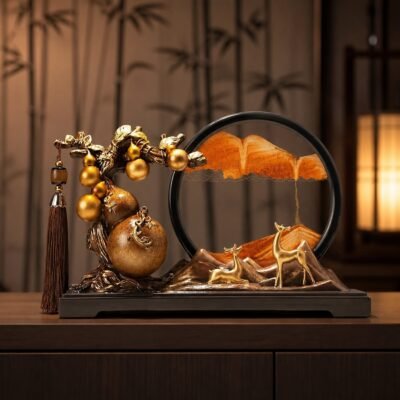 Fortune Landscape Gourd Display