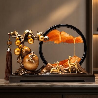 Fortune Landscape Gourd Display