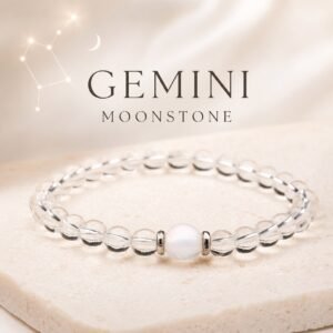 Celestial Birthstone Crystal Bracelet — Choose Your Sign - Gemini