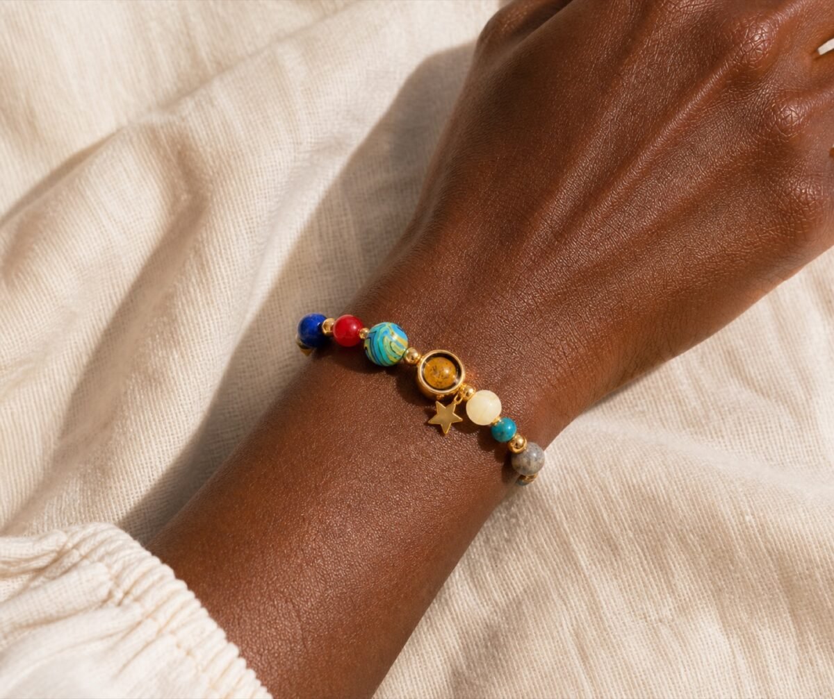 Gemini Rose Zodiac Totem Bracelet