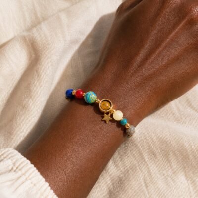 Gemini Rose Zodiac Totem Bracelet