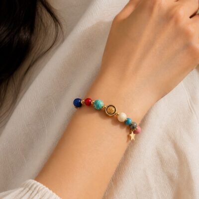 Gemini Rose Zodiac Totem Bracelet