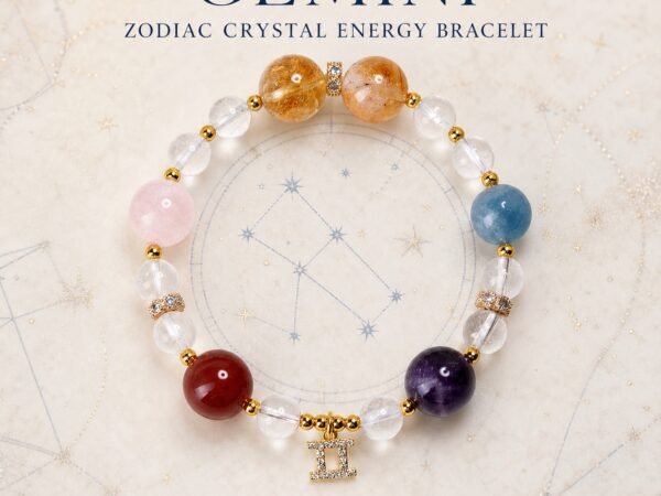 gemini-zodiac-crystal-energy-bracelet-02-crystal-guide Gemini Twin Flame Zodiac Crystal Bracelet