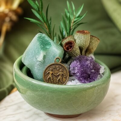Gemini Crystal Micro-Landscape Desk Decor