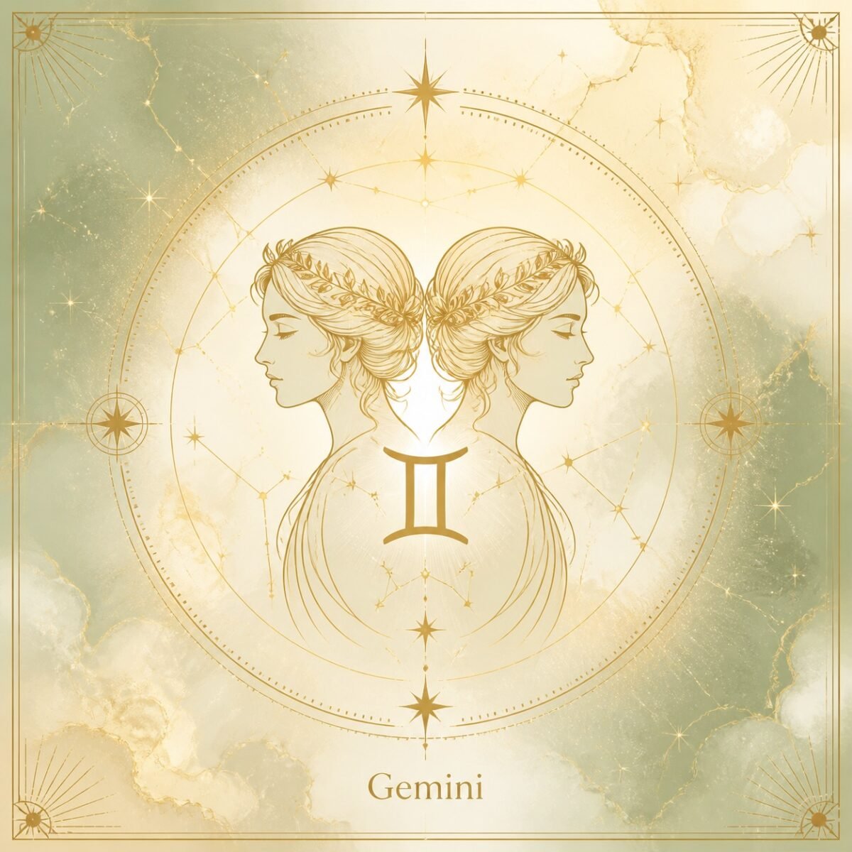Gemini Zodiac Crystal Talisman Bracelet