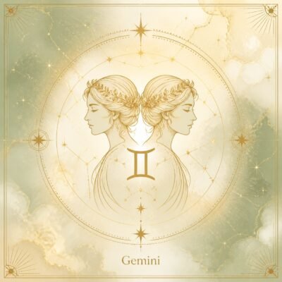 Gemini Zodiac Crystal Talisman Bracelet