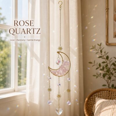 Gemstone Moon Suncatcher