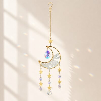 Gemstone Moon Suncatcher