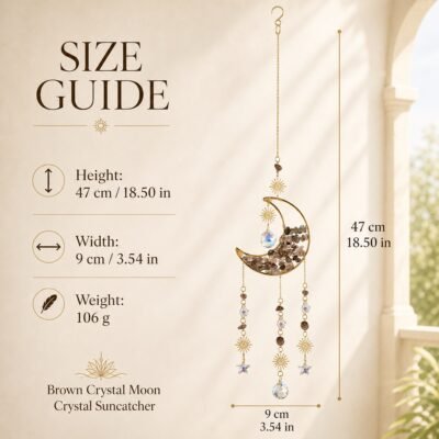 Gemstone Moon Suncatcher