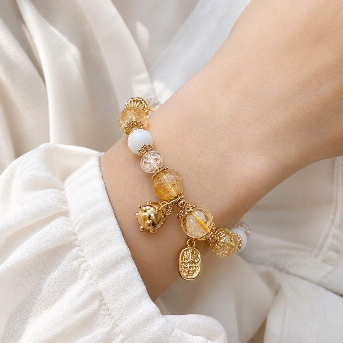 Golden Citrine Aphrodite Bracelet