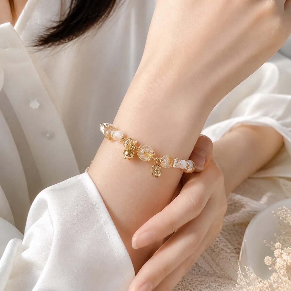 Golden Citrine Aphrodite Bracelet