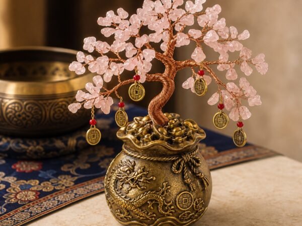 Golden Fortune Crystal Tree