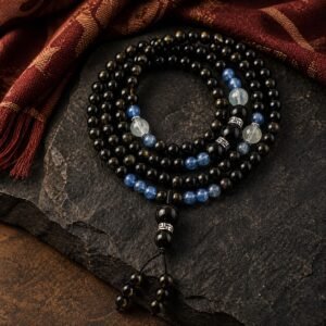 Golden Obsidian 108-Bead Mala