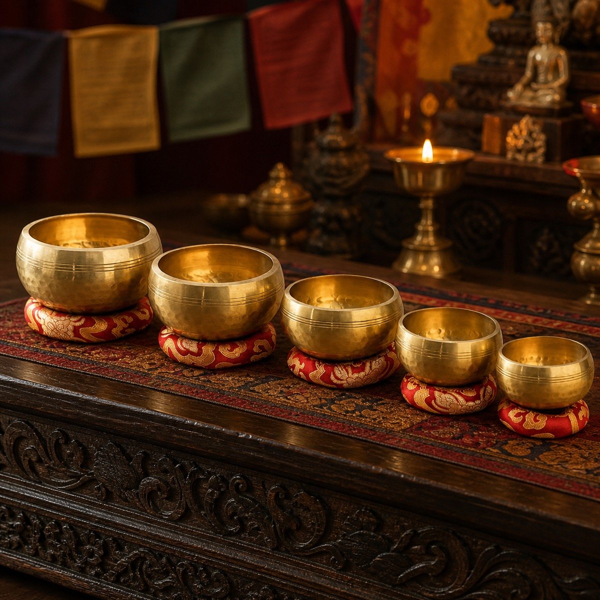 Hand-Hammered Himalayan Singing Bowl