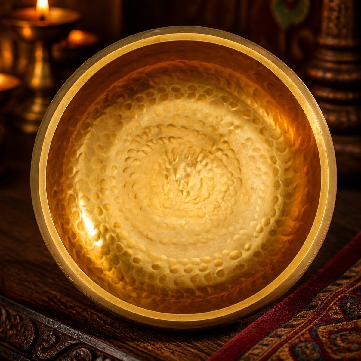 Hand-Hammered Himalayan Singing Bowl