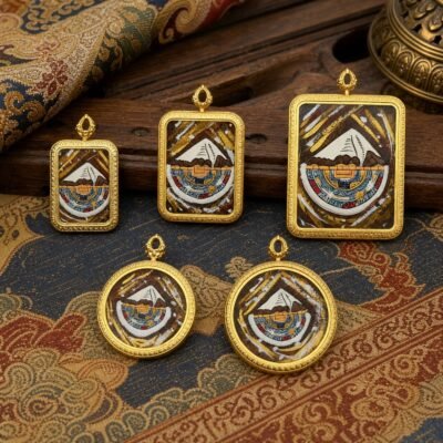 hand-painted-mount-kailash-thangka-pendant-04-gold-variants Hand-Painted Mount Kailash Thangka Pendant
