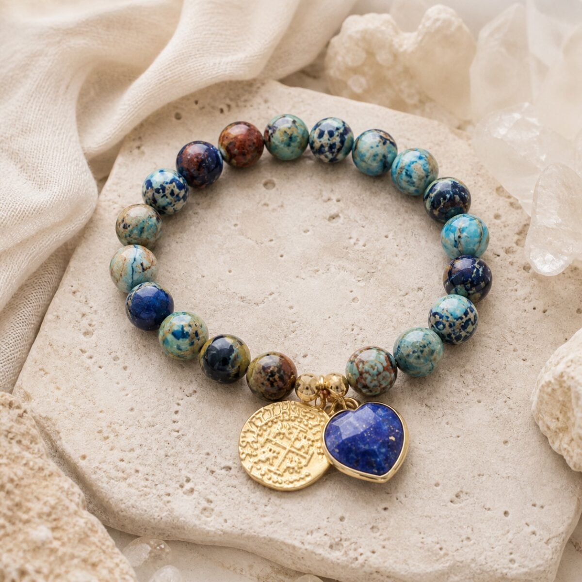 Heart Stone Intention Bracelet
