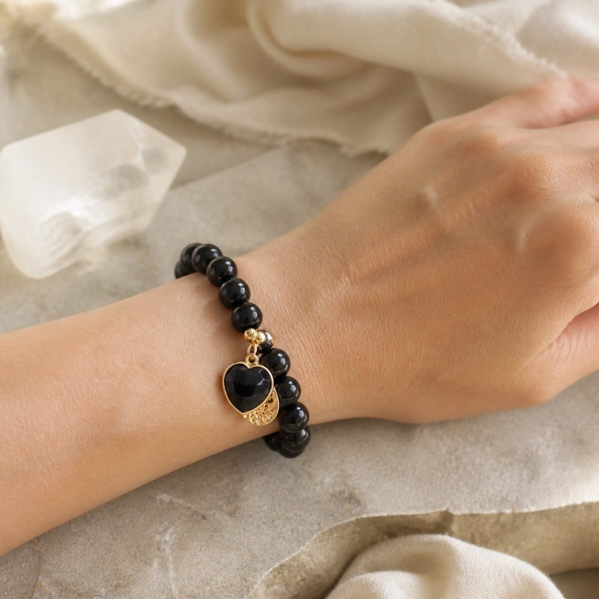 Heart Stone Intention Bracelet