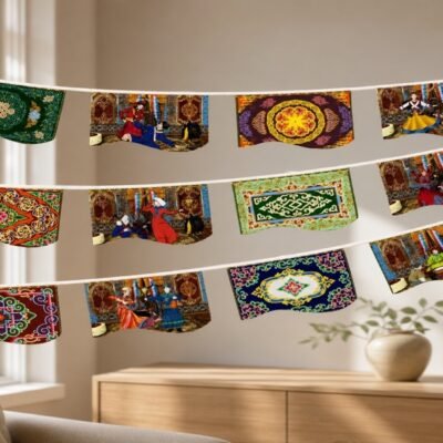 Himalayan Artisan Fabric Flag Garland