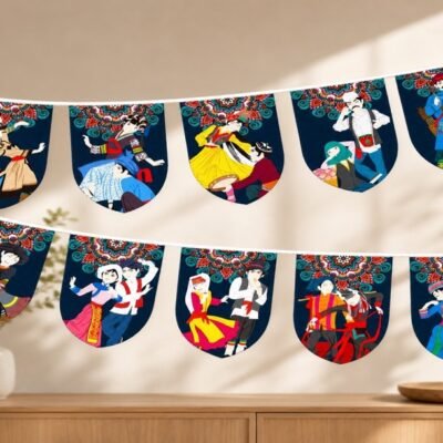 Himalayan Artisan Fabric Flag Garland