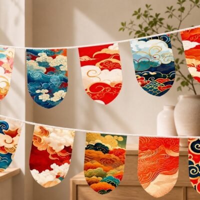 Himalayan Artisan Fabric Flag Garland