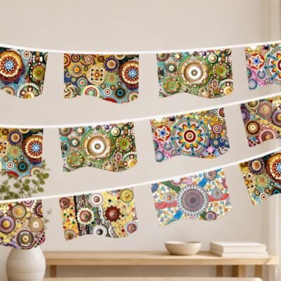 Himalayan Artisan Fabric Flag Garland