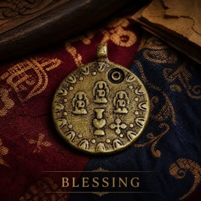 himalayan-brass-nine-palace-pendant-03-three-buddha-nine-palace Himalayan Brass Nine Palace Pendant