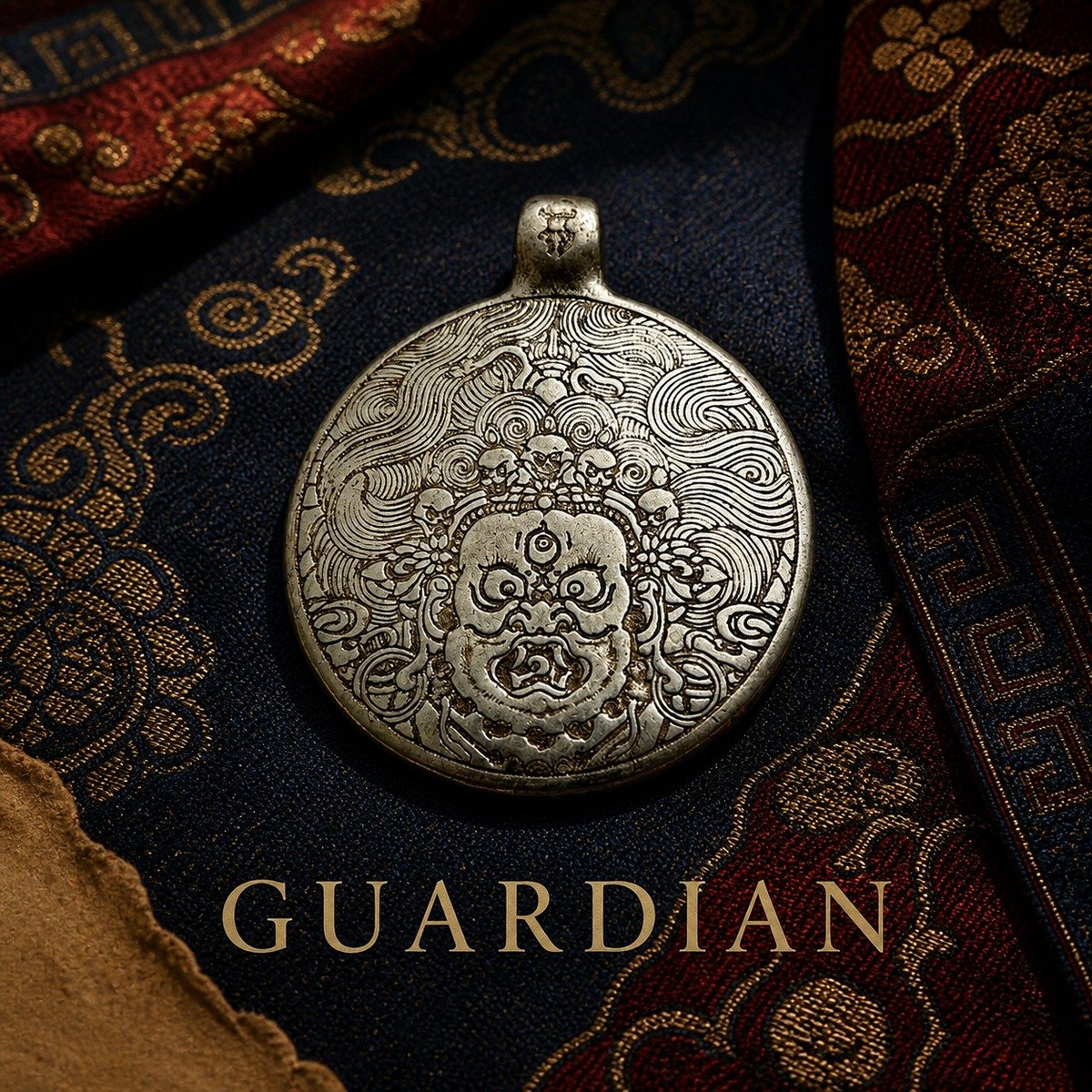 himalayan-brass-nine-palace-pendant-04-mahakala-guardian Himalayan Brass Nine Palace Pendant
