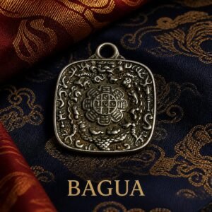 Himalayan Brass Nine Palace Pendant - Square Bagua Guardian